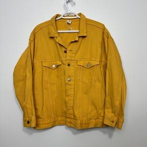 Mustard Yellow Denim Jacket